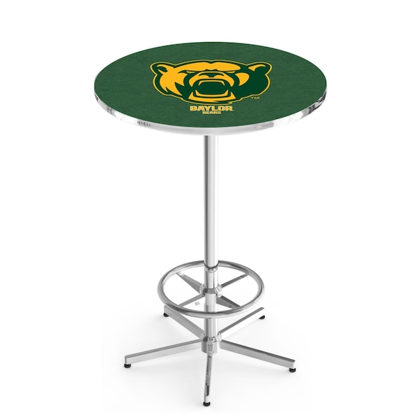 42" Chrome Baylor Pub Table